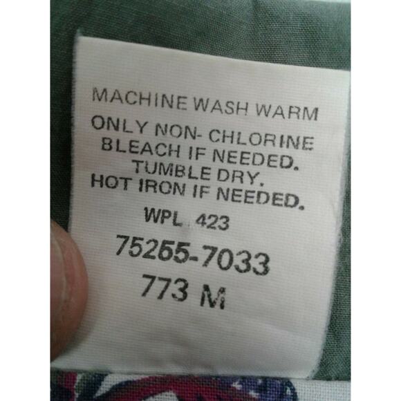 Dockers Levis Womens Green Jacket w/Multi-Color Island Design Lining Sz L RARE - Picture 8 of 9